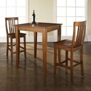  Crosley Furniture KD320003CH   3 Piece Pub Dining Set with 