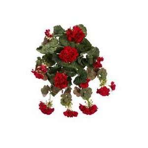  Allstate FBG113 RE 17 in. Small Red Geranium Hanging Bushes 