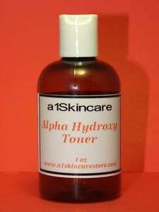 Alpha Hydroxy Glycolic Exfoliant Toner 4 Aging Skin  