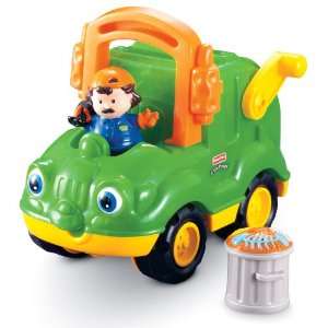    Fisher Price Little People Clanky the Garbage Truck: Toys & Games