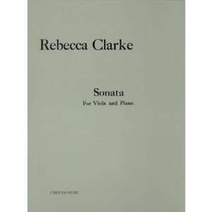  Clarke, Rebecca   Sonata For Viola and Piano (1919 