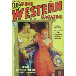  VINTAGE Dime Western PULP Magazine PULP Novel POSTER A 