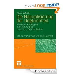   German Edition) Jessé Souza, Axel Honneth  Kindle Store