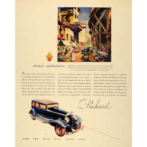 1931 Ad Packard Car Automobile Jugo Slavia Streets Art 