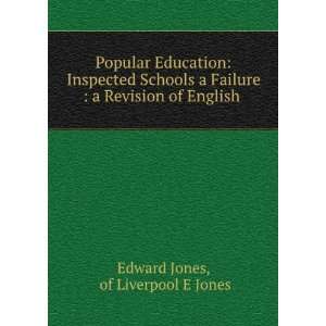   of English .: of Liverpool E Jones Edward Jones:  Books