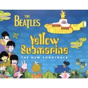  BEATLES Yellow Submarine Window Cling 