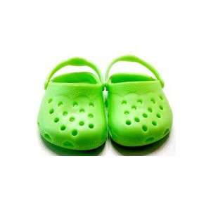  Green Garden Clogs for 18 Inch Dolls Toys & Games