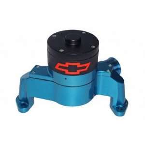  WATER Pump: Chevrolet and Bowtie Electric WATER Pump; blue 