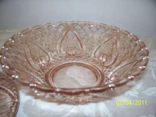 Pink & 1 Clear Covered Candy Dishes~Hearts~Pasari  
