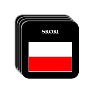  Poland   SKOKI Set of 4 Mini Mousepad Coasters 