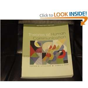   ) (Instructors Edition) Stephen W Littlejohn, Karen A Foss Books