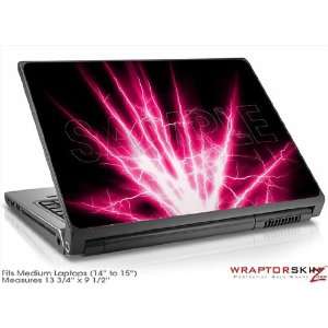  Medium Laptop Skin Lightning Pink: Electronics