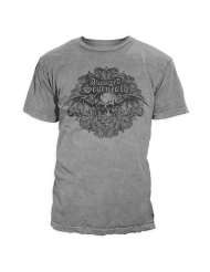 Avenged Sevenfold   Scrolled 30/1 Mens T Shirt In Heather Gray