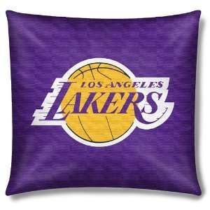 Los Angeles Lakers NBA Toss Pillow (18x18)  Sports 