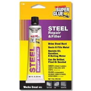  Super Glue 1oz Dark Gray Steel Repair & Filler Arts 