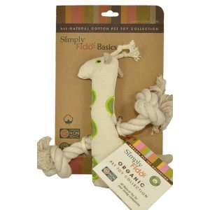  Simply Fido Giraffe Canvas Rope Dog Toy: Pet Supplies