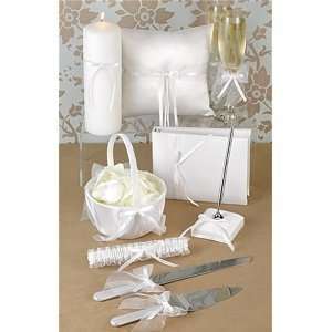  Simply Sweet White Wedding Collection   8 Piece Set 