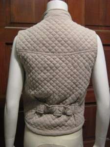 Womens Catago Quilted Riding Vest   Small  