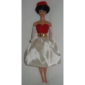  Silken Flame REPRO 1997 Barbie with outfit, belt, gloves 