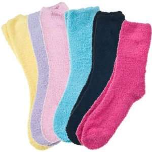  pack of Fluffy Cozy Fuzzy Socks   Solid Color   $39.99: Home & Kitchen