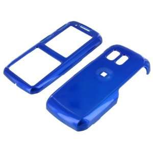 Samsung Rant M540 Solid Dark Blue Snap On Case Cover with Removable 