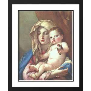 Tiepolo, Giovanni Battista 28x36 Framed and Double Matted Madonna of 