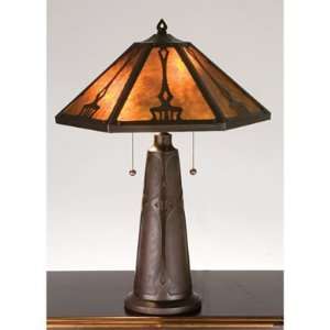  MY 78067   Meyda Tiffany 25in H Grenway Table Lamp