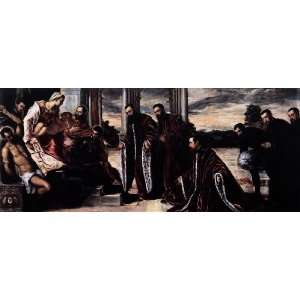  FRAMED oil paintings   Tintoretto (Jacopo Comin)   24 x 10 