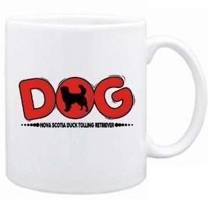 New  Nova Scotia Duck Tolling Retriever / Silhouette   Dog  Mug Dog 