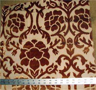 Colefax and Fowler Florentine silk cut velvet Sienna Retails for $376 