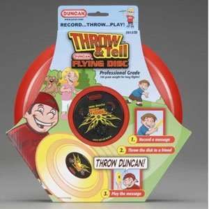  Duncan Throw And Tell Flying Disc   Red Toys & Games