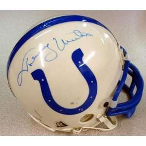 Johnny Unitas Signed Mini Helmet   PSA DNA #P29925   Autographed NFL 