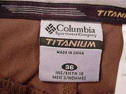 COLUMBIA Titanium Travel Shorts (Mens Size 36)  