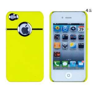 Neon Yellow Chrome Case for Apple iPhone 4, 4S (AT&T, Verizon, Sprint)