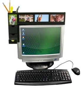 Computer Monitor Topper Office workspace organize r  