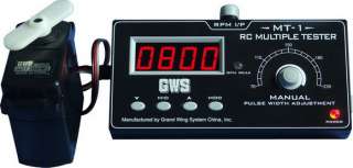 GWS MT 1 PWM Multi automatic Tester,servo/prop RPM/TX RX Pulse Width 