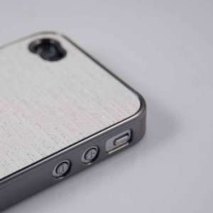  White Dot Matrix Hard Plastic Case for Iphone 4 & 4S Cell 