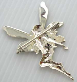 AUTHENTIC 925 STERLING SILVER SERAPHIM ANGEL PIN BROOCH  