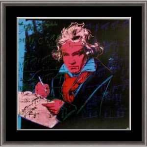  Beethoven Pink Book by Andy Warhol   Framed Artwork 