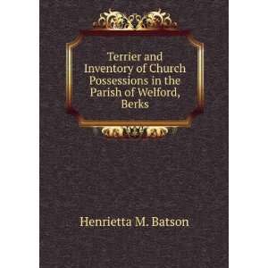   in the Parish of Welford, Berks Henrietta M. Batson Books