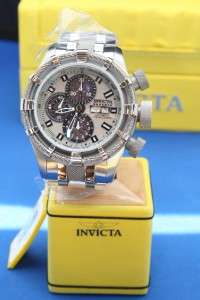 Men Invicta 0969 Reserve Bolt Swiss Selita SW500 Automatic Chronograph 
