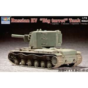  Russian KV Big Turret Tank 1 72 Trumpeter Toys & Games