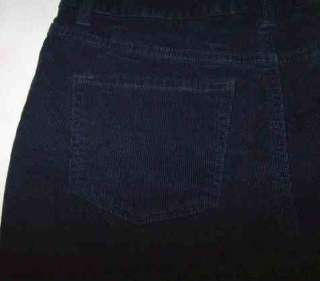 St. Johns Bay Black Corduroy Pants Jeans * 8 petite  