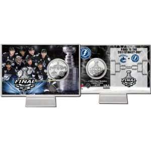 NHL Tampa Bay Lightning 2011 Stanley Cup Final Silver Coin Card 