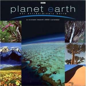  Planet Earth Scenery 2009 Wall Calendar: Office Products