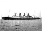 Photo Wonderful New View RMS Mauretania At Sea, 1907