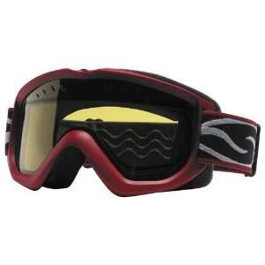 SMITH SNOW OPTION OTG SNOWMOBILE DUAL LENS GOGGLE RED 