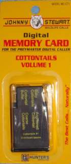 JOHNNY STEWART COTTONTAILS VOLUME 1 PREYMASTER MEMORY CARD PM 3 & PM 4 