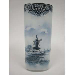  Pairpoint Delft Art Glass Vase