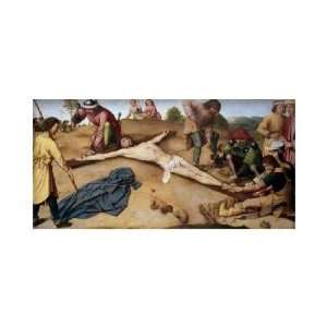  Christ Nailed To The Cross by Jacques Louis David. Size 15 